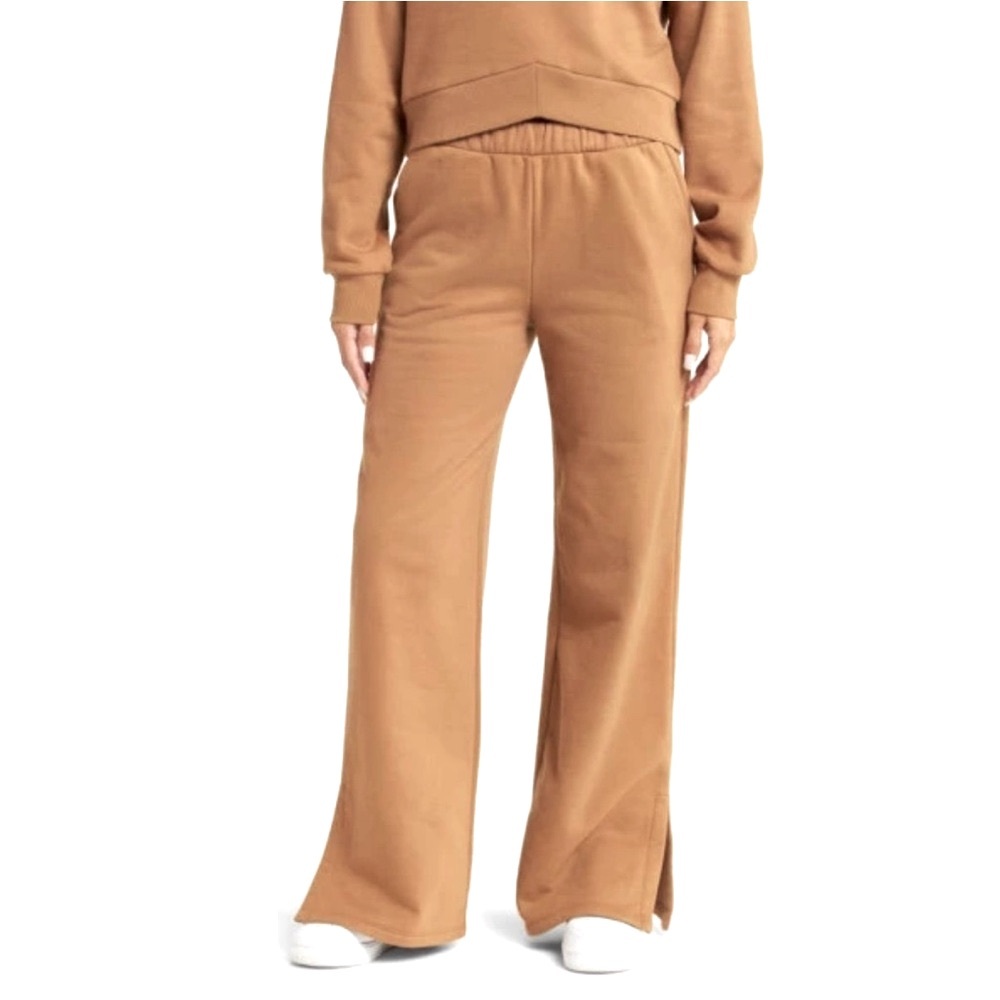 NWT Beyond Yoga On The Go Wide Leg Pants in Toffee Size Small